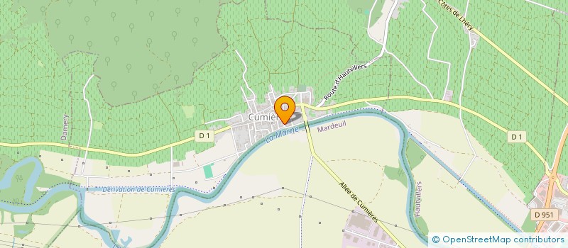 localisation de l'entreprise INDI DUCHENE BERTRANT ET JEAN  CUMIERES