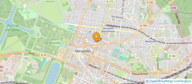 localisation de l'entreprise INDI DUVAL à VERSAILLES