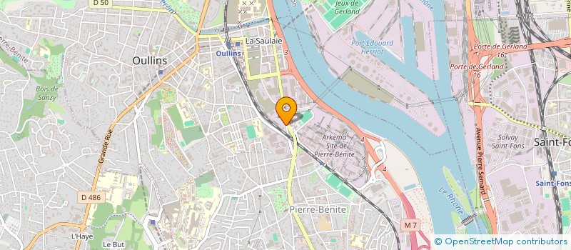 localisation de l'entreprise INDI DUVERGER GODDE BORTOT  OULLINS-PIERRE-BENITE