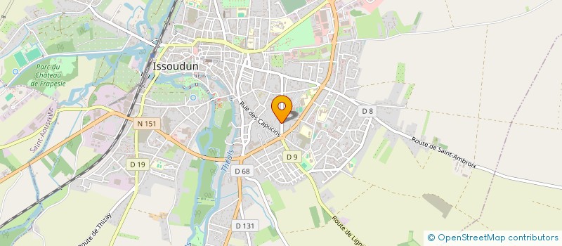 localisation de l'entreprise INDI ETAVE à ISSOUDUN