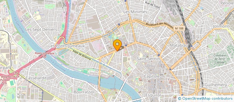 localisation de l'entreprise INDI EURL MONNE EURL DECROIX à TOULOUSE