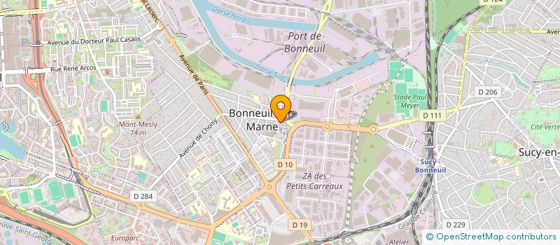 localisation de l'entreprise INDI FAURE ET SOULARD à BONNEUIL-SUR-MARNE