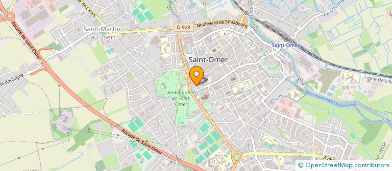 localisation de l'entreprise INDI FAYOLLE ET HANQUEZ  SAINT-OMER