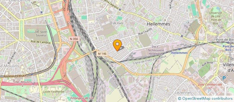 localisation de l'entreprise INDI FEBVAY à LILLE