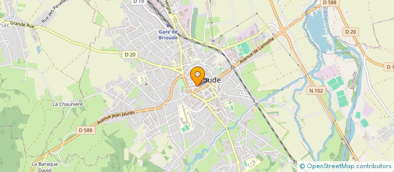 localisation de l'entreprise INDI FONTERS  BRIOUDE