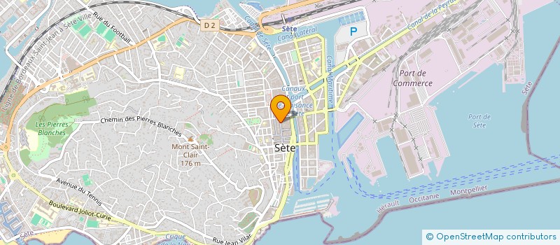 localisation de l'entreprise INDI FOUCARD JULLIEN  SETE