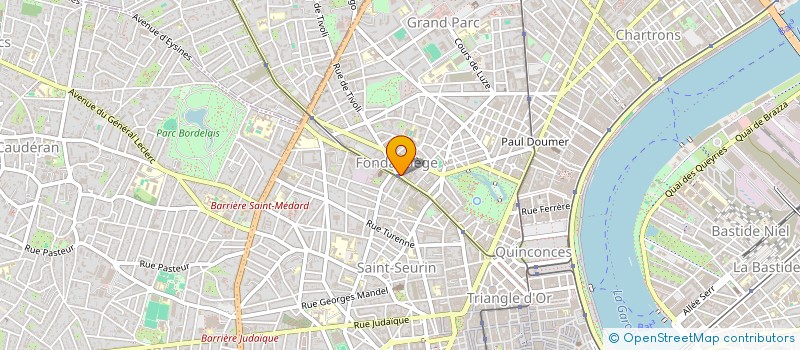 localisation de l'entreprise INDI FOURES ANDRE  BORDEAUX