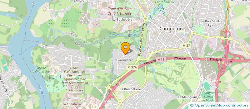 localisation de l'entreprise INDI FRATTER BARDY YVAN MARC  CARQUEFOU