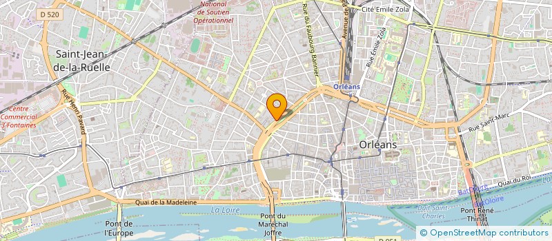 localisation de l'entreprise INDI GANNAT CASTRO à ORLEANS