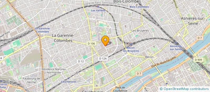 localisation de l'entreprise INDI GARBARINI à COURBEVOIE