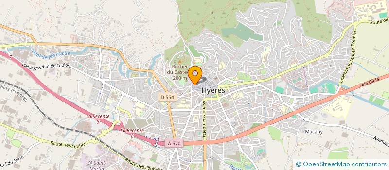 localisation de l'entreprise INDI GARCIA NANTERME à HYERES