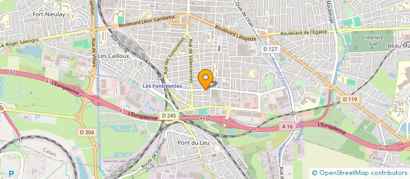 localisation de l'entreprise INDI GARDIANOT  CALAIS