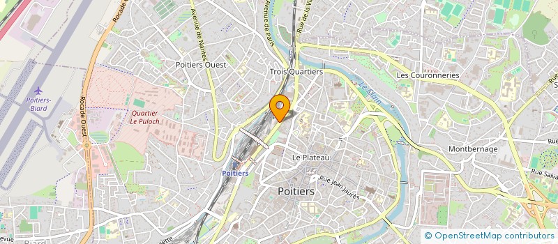 localisation de l'entreprise INDI GARE  POITIERS