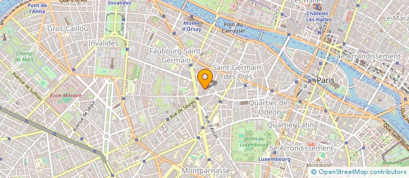 localisation de l'entreprise INDI GERARD RENE  PARIS 07