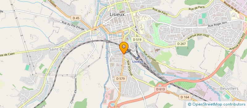 localisation de l'entreprise INDI GIRAULT MEZIERES à LISIEUX