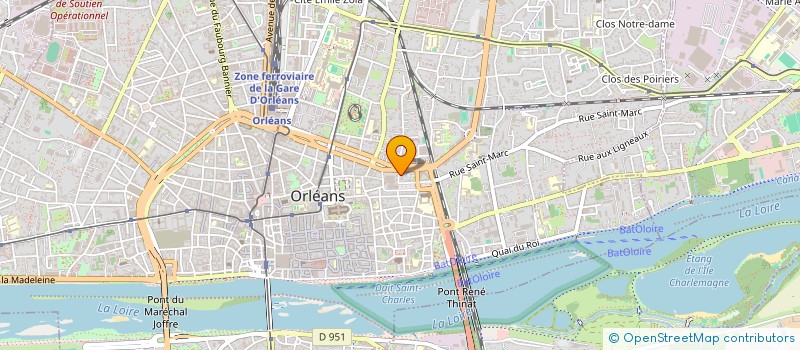 localisation de l'entreprise INDI GIROUX ET VILLET à ORLEANS