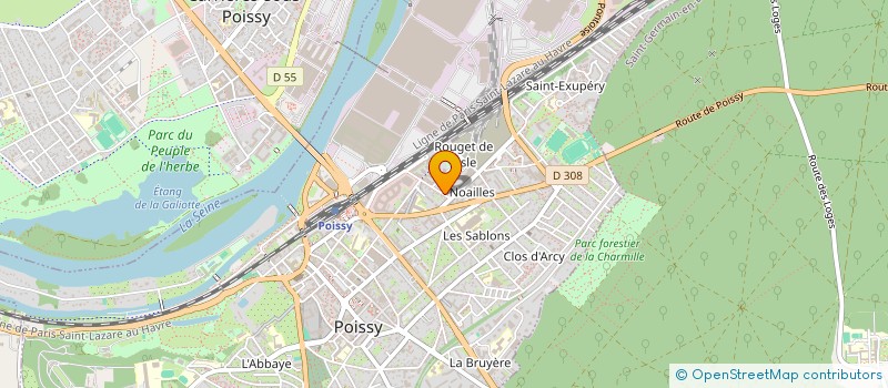 localisation de l'entreprise INDI GONTHIER  POISSY