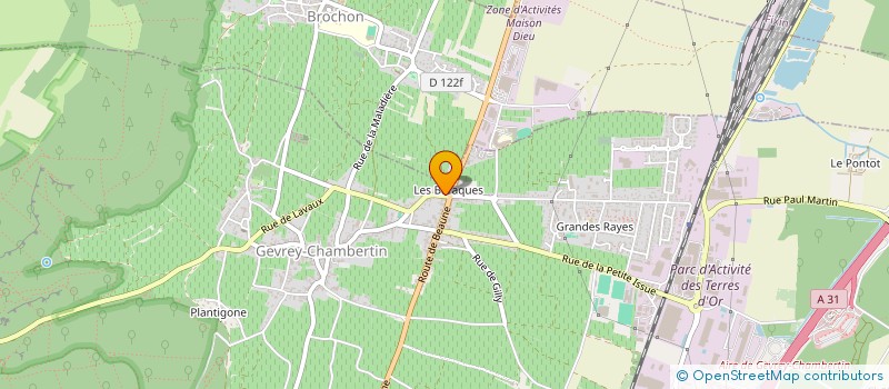 localisation de l'entreprise INDI GOUROUX PATRICK ET DOMINI  GEVREY-CHAMBERTIN