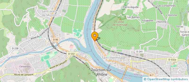 localisation de l'entreprise INDI GRAU CHRISTIAN ET LEONE  TAIN-L'HERMITAGE