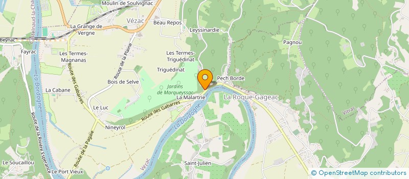 localisation de l'entreprise INDI GUERRINI à VEZAC