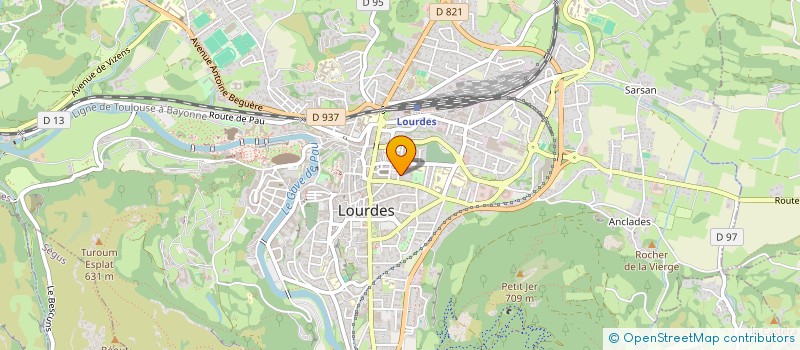 localisation de l'entreprise INDI GUICHOT FRANCK ET ANDRE  LOURDES