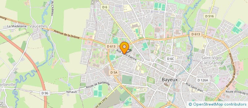 localisation de l'entreprise INDI GUILLEMET MARSAC MEZERETT  BAYEUX