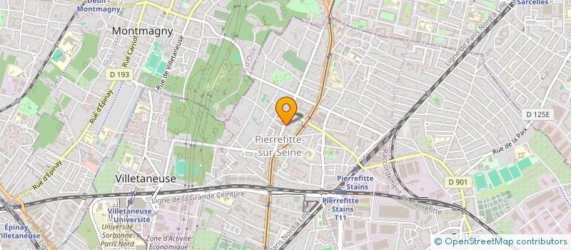 localisation de l'entreprise INDI HACHET SCI DE BRUXELLES à PIERREFITTE-SUR-SEINE