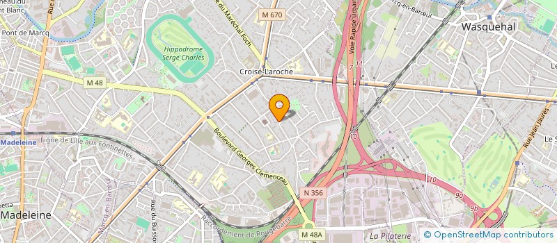 localisation de l'entreprise INDI HASBROUCQ PHILIPPE ET BER à MARCQ-EN-BARŒUL