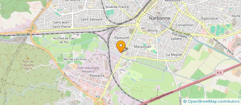 localisation de l'entreprise INDI HERAIL EDMOND VITICULTURE  NARBONNE