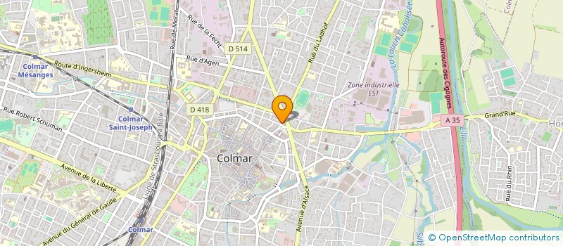 localisation de l'entreprise INDI HERTZOG EDITH - KLOCK MICHELE  COLMAR