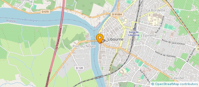 localisation de l'entreprise INDI HOREAU  LIBOURNE