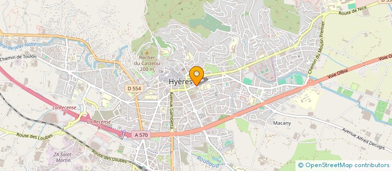 localisation de l'entreprise INDI HUGUES RENE LEGUYADER PAU à HYERES