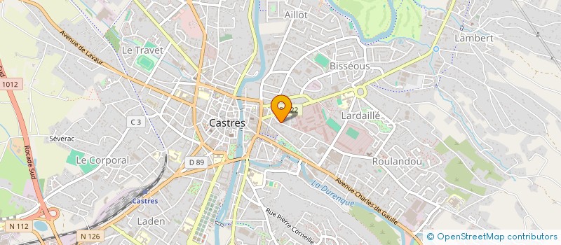 localisation de l'entreprise INDI INDIVISION RAMONEDE  CASTRES