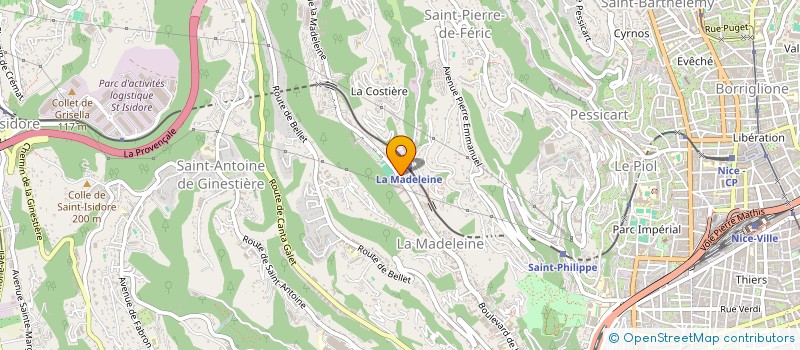 localisation de l'entreprise INDI INDIVISION VIGNA à NICE