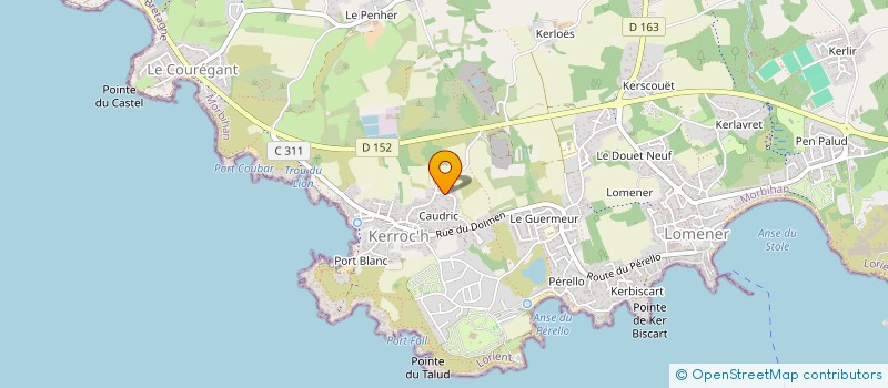 localisation de l'entreprise INDI J. à PLOEMEUR