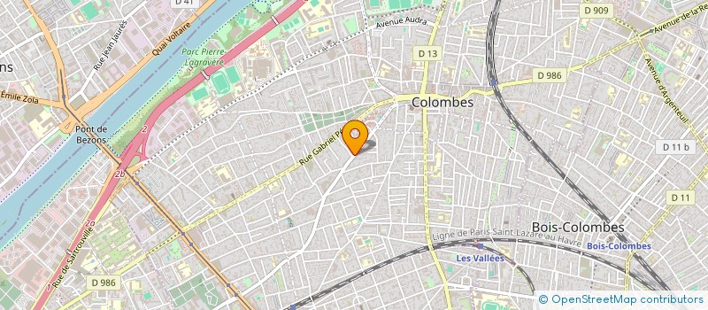 localisation de l'entreprise INDI JAKOB LOCATION DE LOCAL N à COLOMBES