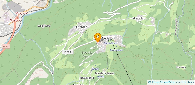 localisation de l'entreprise INDI JANSSENS  LA PLAGNE TARENTAISE