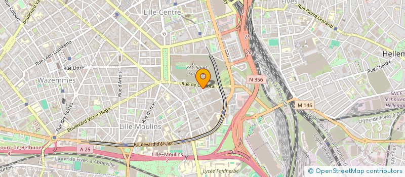 localisation de l'entreprise INDI JEAN DELEVOY à LILLE