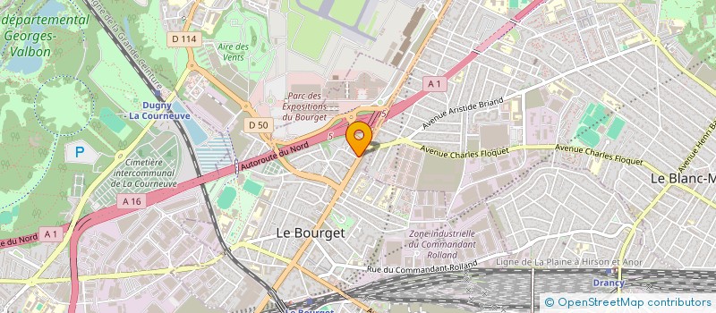 localisation de l'entreprise INDI JOB CADOT à LE BOURGET