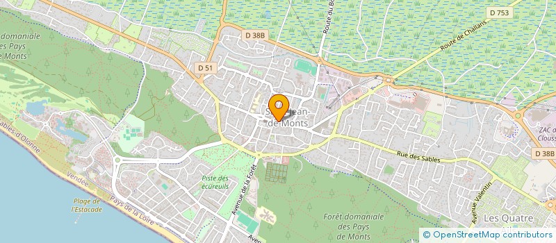 localisation de l'entreprise INDI JOLLY  SAINT-JEAN-DE-MONTS