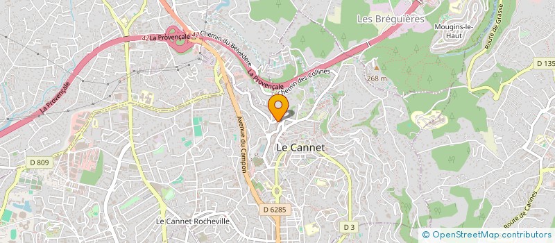 localisation de l'entreprise INDI-K à LE CANNET