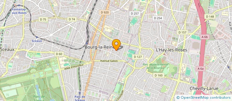 localisation de l'entreprise INDI KOLB à BOURG-LA-REINE