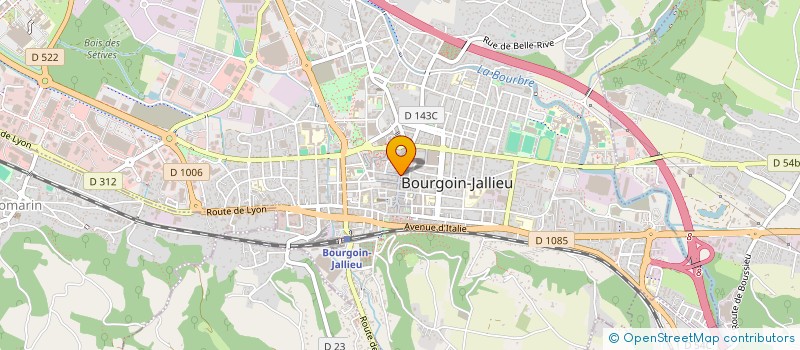 localisation de l'entreprise INDI LALECHERE  BOURGOIN-JALLIEU