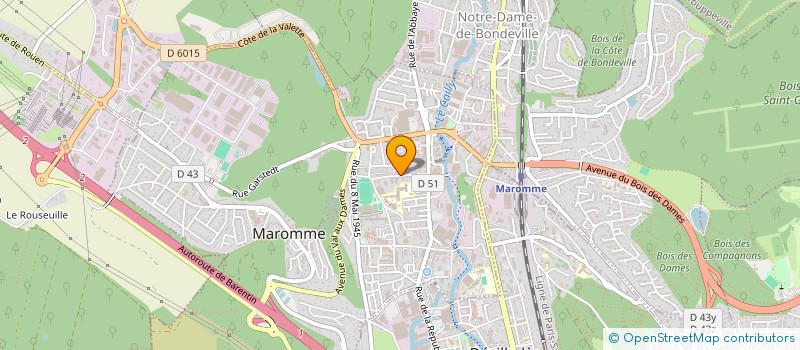 localisation de l'entreprise INDI LANGLOIS  MAROMME