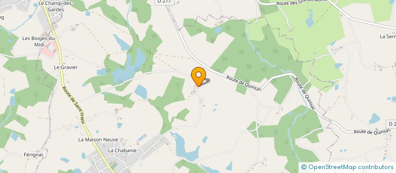 localisation de l'entreprise INDI LATOURNERIE  GLANDON