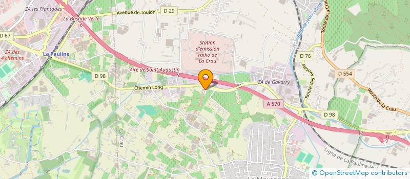 localisation de l'entreprise INDI LE QUERREC  LA CRAU