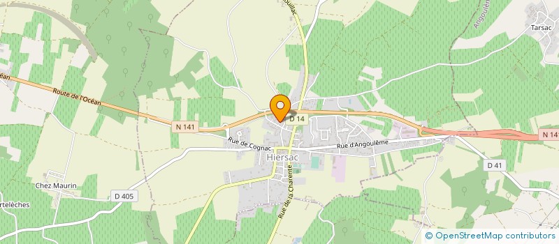 localisation de l'entreprise INDI LEGER-GAZAUD à CHAMPMILLON