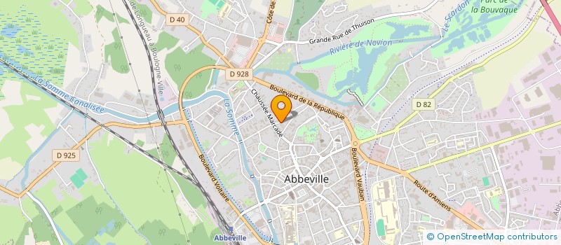 localisation de l'entreprise INDI LENGIGNON ROBERT à ABBEVILLE