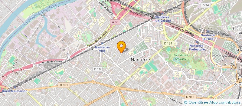 localisation de l'entreprise INDI LES ABATTOIRS  NANTERRE