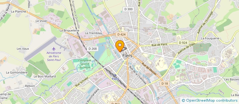 localisation de l'entreprise INDI LEVERRIER à FLERS